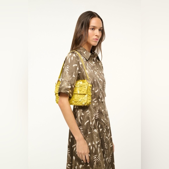STAUD Yellow Sequin Timmy Bag - Picture 10 of 12